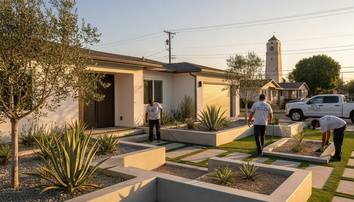 Landscaping services in Los Angeles, CA for custom outdoor design and installation