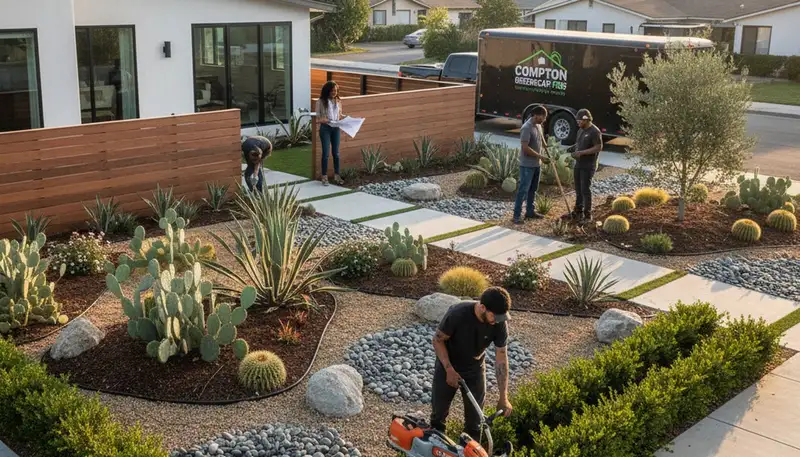 Los Angeles, CA landscaping design and garden installation services for residential outdoor spaces