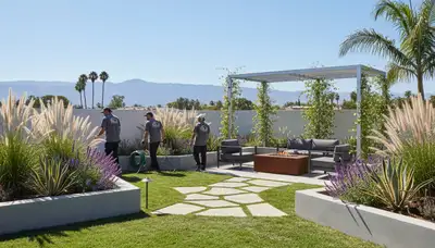 Los Angeles, CA landscaping service for custom outdoor design and yard maintenance