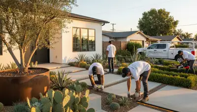 Landscape design services in Los Angeles, CA for residential outdoor spaces