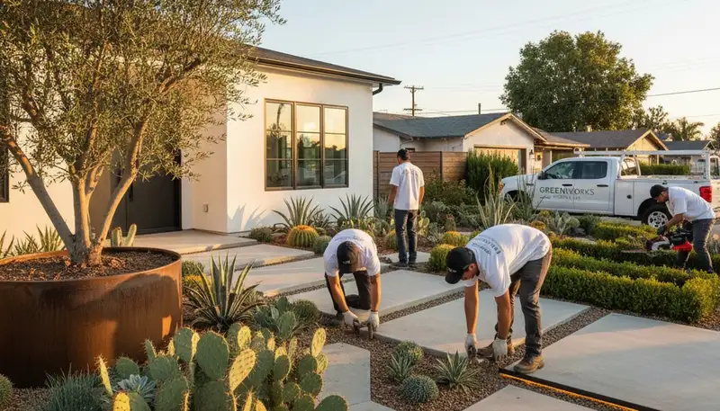 Landscape design services in Los Angeles, CA for residential outdoor spaces