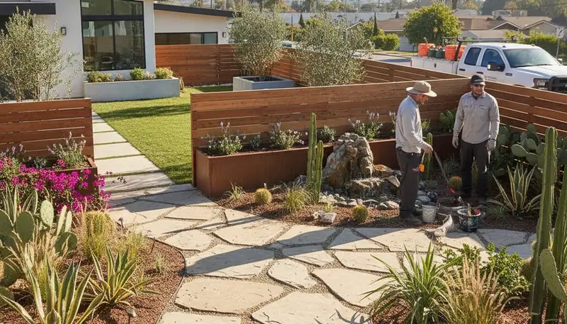 Landscape designer serving Los Angeles, CA for custom residential landscaping and outdoor upgrades