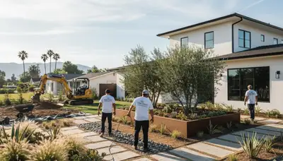 Los Angeles, CA landscaping design and installation service for residential outdoor spaces