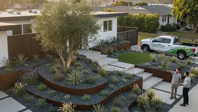 Los Angeles, CA landscaping design and maintenance services for residential and commercial properties