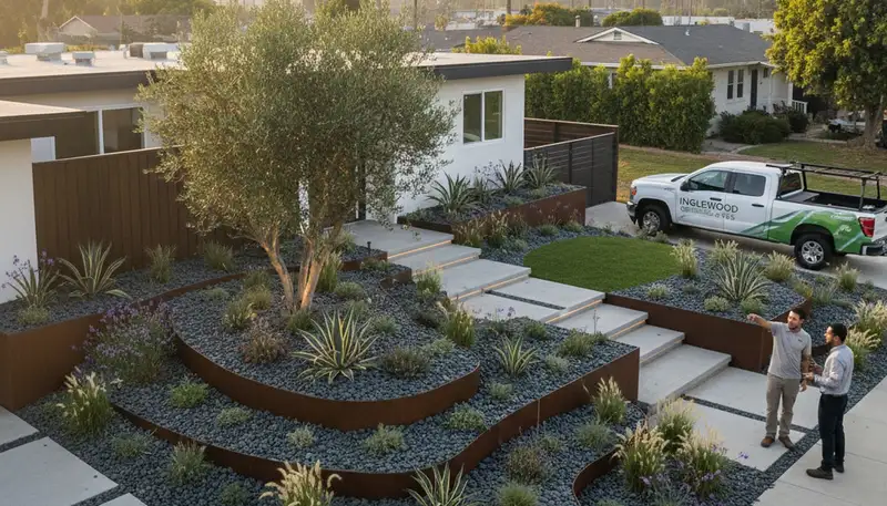 Los Angeles, CA landscaping design and maintenance services for residential and commercial properties