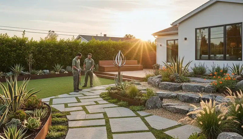 Los Angeles, CA landscaping design services for residential yards and outdoor spaces