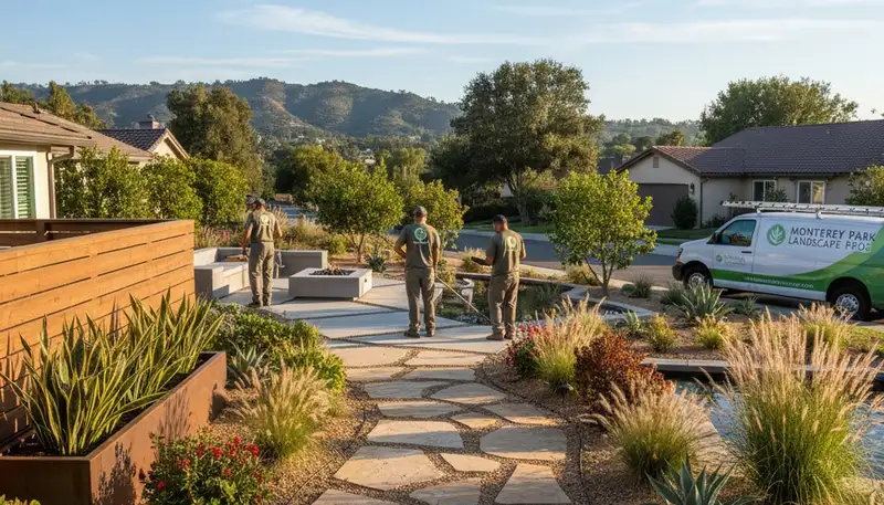 Los Angeles, CA landscaping services for residential and commercial outdoor design and maintenance