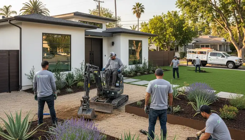 Los Angeles, CA landscaping design and installation for residential outdoor spaces