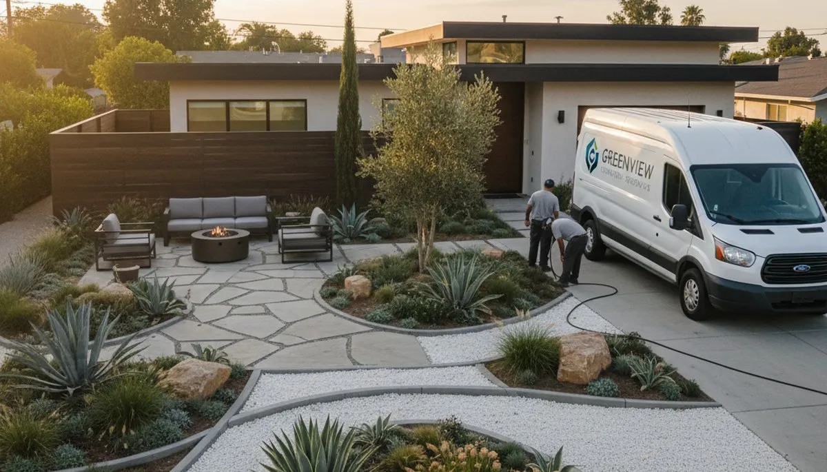 Los Angeles, CA landscaping service for custom garden design and outdoor property maintenance