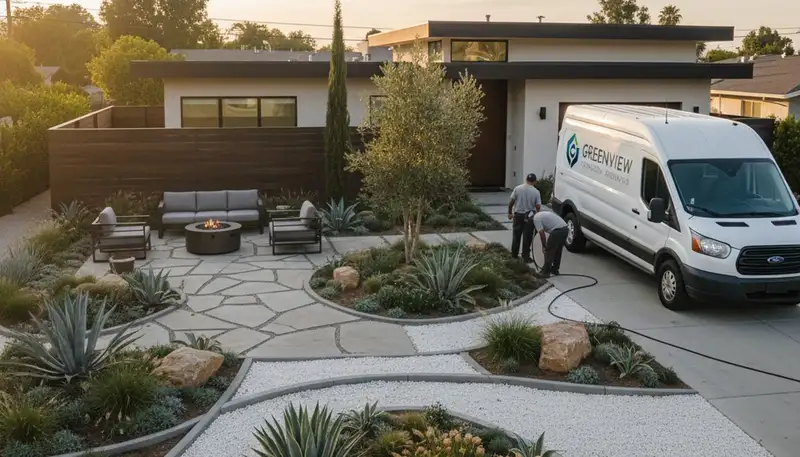 Los Angeles, CA landscaping service for custom garden design and outdoor property maintenance